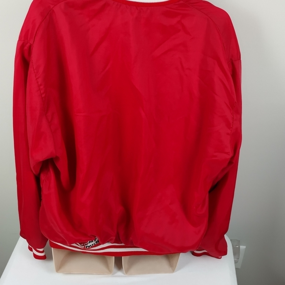 Vtg Truckers Jacket Snap Button Up Size Large By Tamarack With Patch - Picture 7 of 13